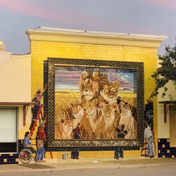 New Chapa Lion Mural - Public Art Near Me - San Antonio, Texas New Chapa Lion Mural - Public Art Near Me - San Antonio, Texas