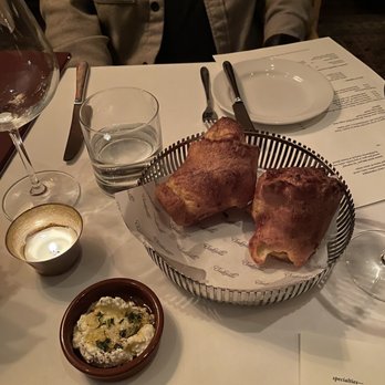 Jeffrey's - Complementary bread similar to a croissant -- delicious - American Near Me - Austin, Texas