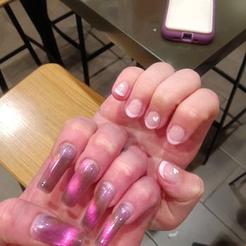 Nail Bar - Mountain View - Cat eye Nails  and French gel manicure - Nail Salons Near Me - Mountain View, California