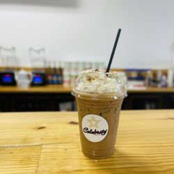 Celebrity Nutrition - King Cake Iced Coffee
