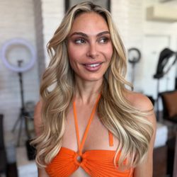Hair by Ben Hernandez - After: Full Head Highlight & K-Tip Extensions
