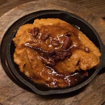 Bosscat Kitchen & Libations - Bourbon Whipped Sweet Potatoes & Charred Pecan! (Sweet Potatoes, Bourbon Browned Butter & Brown Sugar) - New American Near Me - Irvine, California