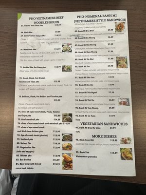 Menu photo 2 Pho Nomenal Deli Lorton, VA Menu photo 2 Pho Nomenal Deli Lorton, VA