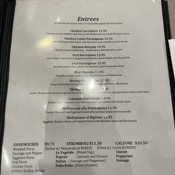La Mezzaluna Café - Menu - Italian Near Me - Charles Town, West Virginia