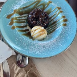 The Harbourfront Bistro - Sticky toffee pudding with ice cream. Delis