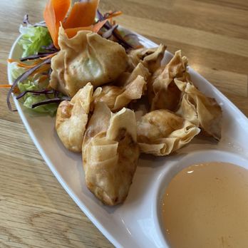TK Noodle Cafe - Crab cream cheese wontons - Thai Near Me - Lynnwood, Washington TK Noodle Cafe - Crab cream cheese wontons - Thai Near Me - Lynnwood, Washington