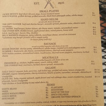 BakeChop - This is the lunch menu - Coffee & Tea Near Me - Deland, Florida BakeChop - This is the lunch menu - Coffee & Tea Near Me - Deland, Florida