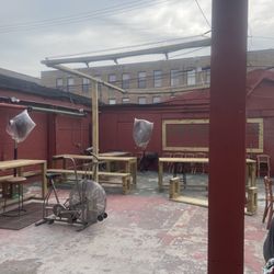 Outside seating