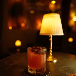 Keys & Heels - The Smoke & Ash cocktail - a sweet and smokey Mezcal Margarita!