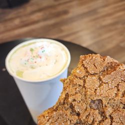 Sweet Home On The Lake - Ginger snap cookie and Christmas grinch latte for $10