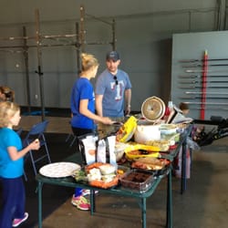 Potluck with workout buddies