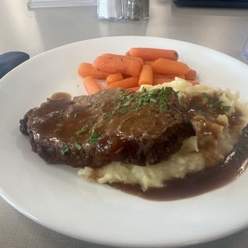 Vivalon Cafe - "BBQ Glazed Beef Meatloaf with Mashed Potatoes and Buttered Baby Carrots" - Cafes Near Me - San Rafael, California Vivalon Cafe - "BBQ Glazed Beef Meatloaf with Mashed Potatoes and Buttered Baby Carrots" - Cafes Near Me - San Rafael, California