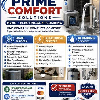 Prime Comfort Solutions - Plumbing Near Me Prime Comfort Solutions - Plumbing Near Me