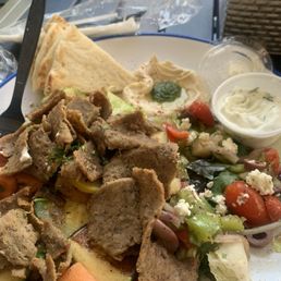 Gyro Plate with Roasted Vegetables