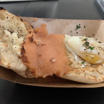 Nearby Coffee - Muffin with smoked salmon and poached egg - Coffee Roasteries Near Me - Pflugerville, Texas Nearby Coffee - Muffin with smoked salmon and poached egg - Coffee Roasteries Near Me - Pflugerville, Texas