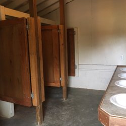 Two Sons Floats & Camping - Restrooms - showers, sinks and toilets.