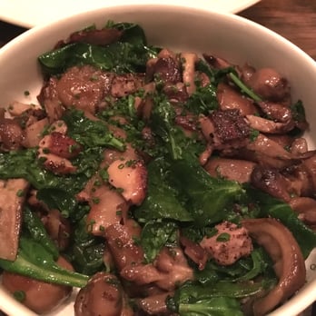 Ox - Sautéed Mushrooms, Foie Gras, Wilted Spinach, Green Onion $14 - Argentine Near Me - Portland, Oregon Ox - Sautéed Mushrooms, Foie Gras, Wilted Spinach, Green Onion $14 - Argentine Near Me - Portland, Oregon