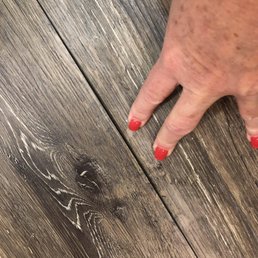 When you put any pressure on the seam, like step on it, it splits.