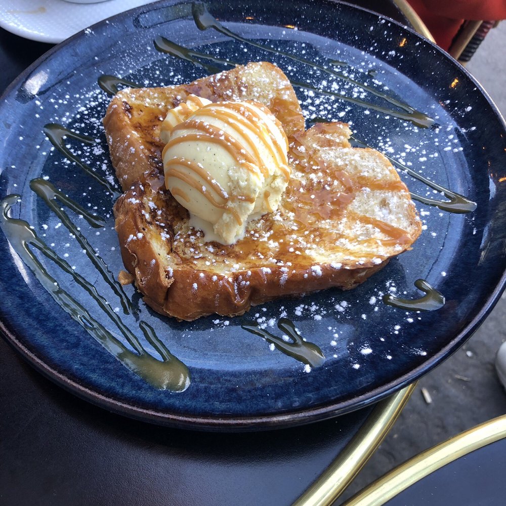 A French toast dessert A French toast dessert