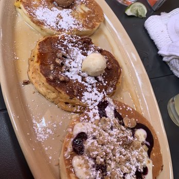Snooze, an A.M. Eatery - Pancake flight - Breakfast & Brunch Near Me - Tustin, California Snooze, an A.M. Eatery - Pancake flight - Breakfast & Brunch Near Me - Tustin, California