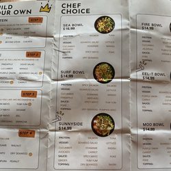 Poke Green - Menu