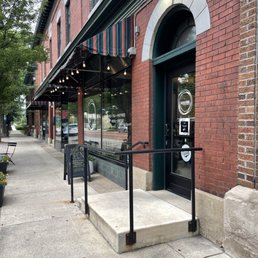 Exterior outside entrance of Squibb Coffee and Wine Bar - Grand Rapids, Michigan Exterior outside entrance of Squibb Coffee and Wine Bar - Grand Rapids, Michigan