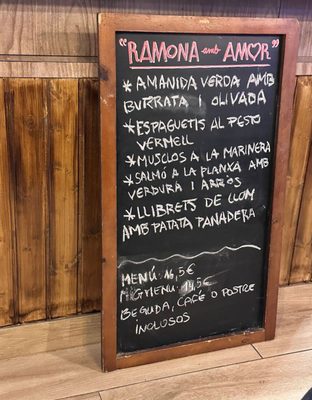 Menu photo 1 Ramona Bar Barcelona, B Menu photo 1 Ramona Bar Barcelona, B