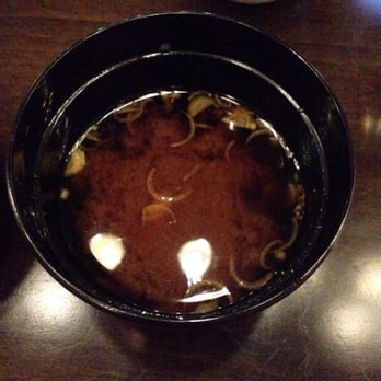 Q Restaurant - Red miso with daikon and Japanese pepper corn soup slightly sweeter - Japanese Near Me - Los Angeles, California Q Restaurant - Red miso with daikon and Japanese pepper corn soup slightly sweeter - Japanese Near Me - Los Angeles, California