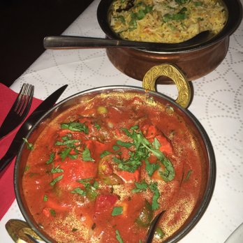 Rishi's Indian Aroma - Chicken masala and pilau rice. - Indian Near Me - Glasgow, GLG