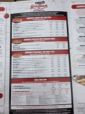 Menu photo 3 Giordano's Rosemont, IL
