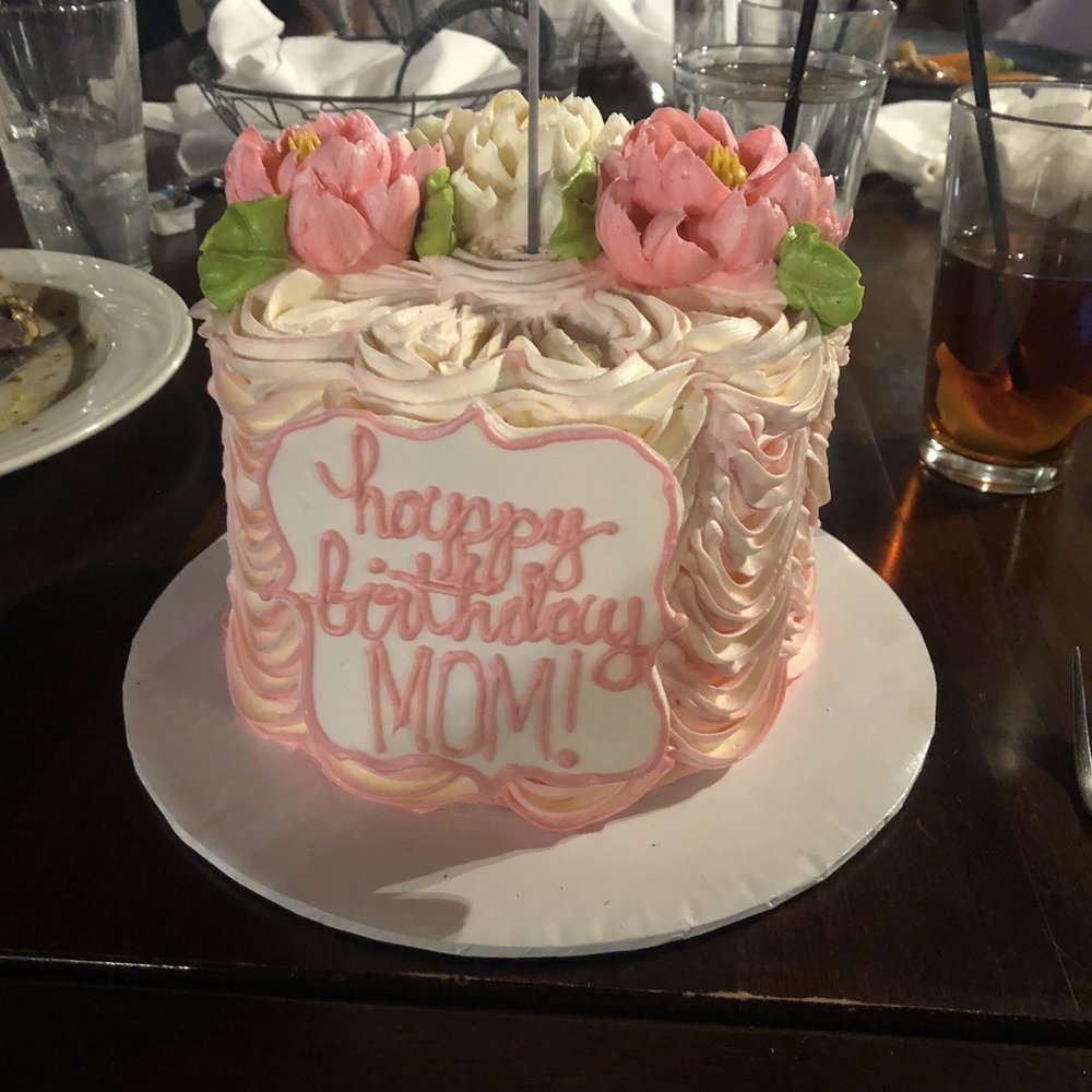 My birthday cake with almond flavored cake. My birthday cake with almond flavored cake.