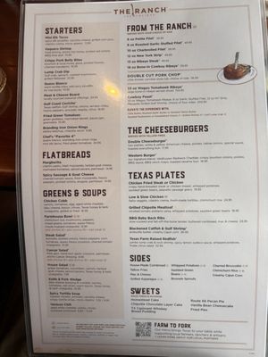Menu photo 1 The Ranch Irving, TX Menu photo 1 The Ranch Irving, TX