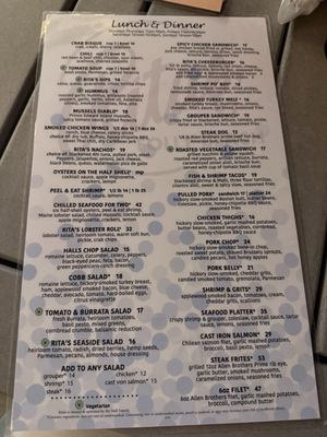 Menu photo 8 Rita's Seaside Grille Folly Beach, SC Menu photo 8 Rita's Seaside Grille Folly Beach, SC