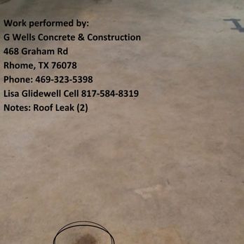 Gwells Concrete & Construction - The notes are in the photo. Thank you. - Masonry/Concrete Near Me Gwells Concrete & Construction - The notes are in the photo. Thank you. - Masonry/Concrete Near Me