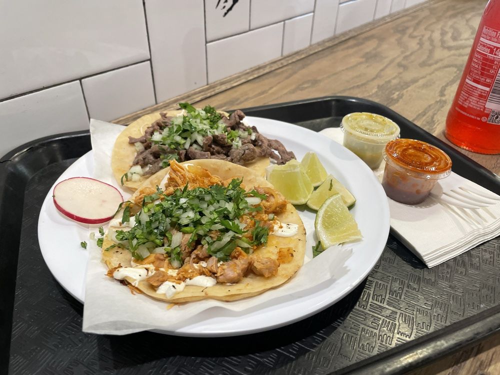 Food from Sidewalk Tacos
