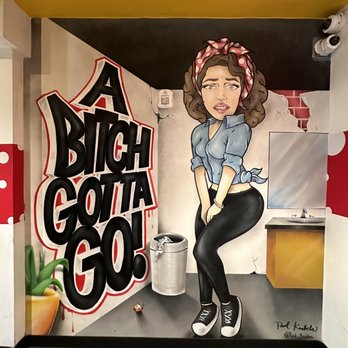 Breakfast Bitch - Fun bathroom art - Breakfast & Brunch Near Me - Phoenix, Arizona