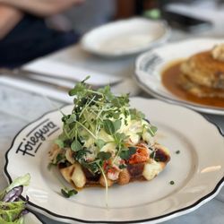 Foiegwa - Lobster eggs Benedict ($45)