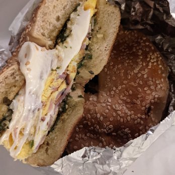 MACC 106 - The Sicily bagel (breakfast special) - Bars Near Me - New York, New York MACC 106 - The Sicily bagel (breakfast special) - Bars Near Me - New York, New York