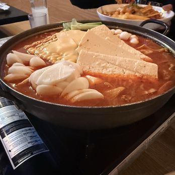 Bay Pocha - Sausage Stew aka. Army Stew / 부대찌개 - Korean Near Me - San Francisco, California Bay Pocha - Sausage Stew aka. Army Stew / 부대찌개 - Korean Near Me - San Francisco, California