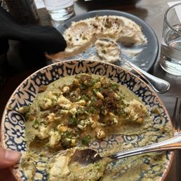 Poblano Hummus, Whipped Feta Poblano Hummus, Whipped Feta