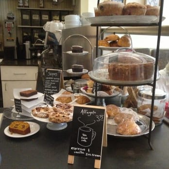 Tea Room Cafe - Their selection of house made pastries! Wish I would of takes a photo of my potato cakes but I ate them too fast! - Coffee & Tea Near Me - Petaluma, California