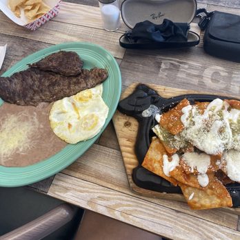 El Colima mexican Grill - Azteca Chilaquiles.  Tasteful and delicious.  We will be coming back. - Mexican Near Me - Jurupa Valley, California