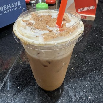 Cafecito Calaveras - iced churro latte - Mexican Near Me - Cathedral City, California Cafecito Calaveras - iced churro latte - Mexican Near Me - Cathedral City, California