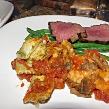 Pietro's - Family-style Italian dinner: Nettie's ravioli, fresh green beans, Chicken scaloppini & wine/mushrooms & sliced New York steak. - Italian Near Me - Lodi, California Pietro's - Family-style Italian dinner: Nettie's ravioli, fresh green beans, Chicken scaloppini & wine/mushrooms & sliced New York steak. - Italian Near Me - Lodi, California