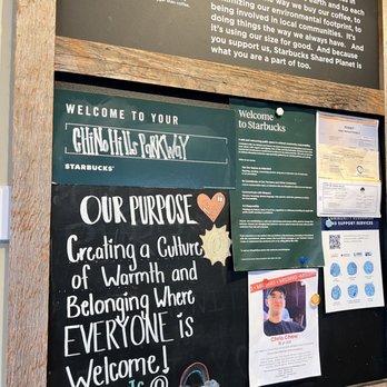 Starbucks - a blackboard with information about coffee shops - Coffee & Tea Near Me - Chino Hills, California Starbucks - a blackboard with information about coffee shops - Coffee & Tea Near Me - Chino Hills, California