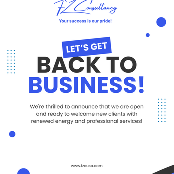 FZ Consultancy - We are excited to welcome new clients! Let us help your business thrive. Contact us today to get started.
https://linktr.ee/fzcusa - Bookkeepers Near Me