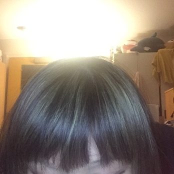 Maxi Hair Salon - 2nd round, asked if ash blonde was easier; bangs showed light blonde on black contrast - Hair Salons Near Me - Berkeley, California Maxi Hair Salon - 2nd round, asked if ash blonde was easier; bangs showed light blonde on black contrast - Hair Salons Near Me - Berkeley, California