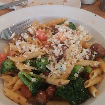 Riganato Old World Grille - Spicy Penne & Sausage .. Delicious!! Lunch Portion - New American Near Me - Geneva, Illinois Riganato Old World Grille - Spicy Penne & Sausage .. Delicious!! Lunch Portion - New American Near Me - Geneva, Illinois