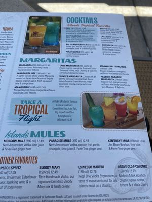 Menu photo 4 Islands Restaurant Manhattan Beach, CA