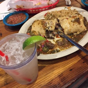 Chuy's - Nacho remnants, steak burrito, salsa, and a well-shaken margarita - Tex-Mex Near Me - Woodbridge, Virginia